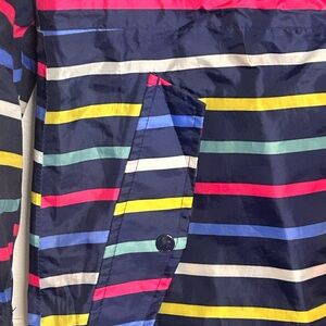 Colorful Striped Rain jacket